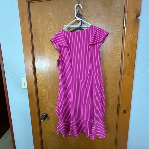 Du Jour Striped and Ruffled Dress 14 - Picture 2 of 2